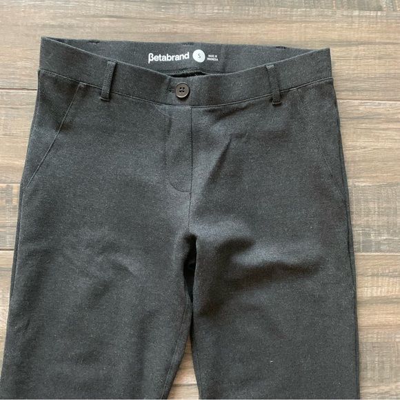 Betabrand Straight-Leg Classic Dress Yoga Pants - Picture 5 of 6